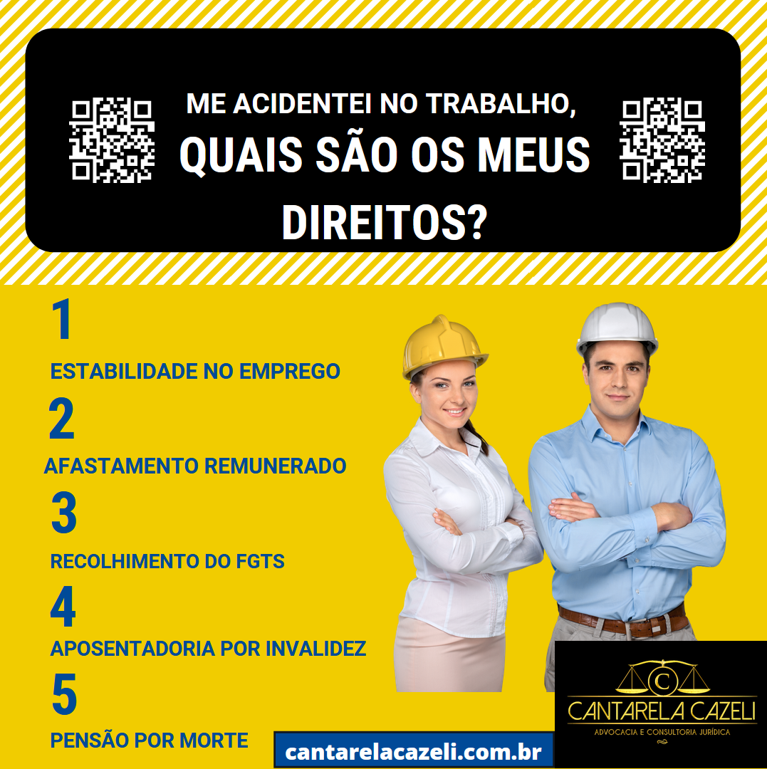 ACIDENTE DE TRABALHO - DIREITOS