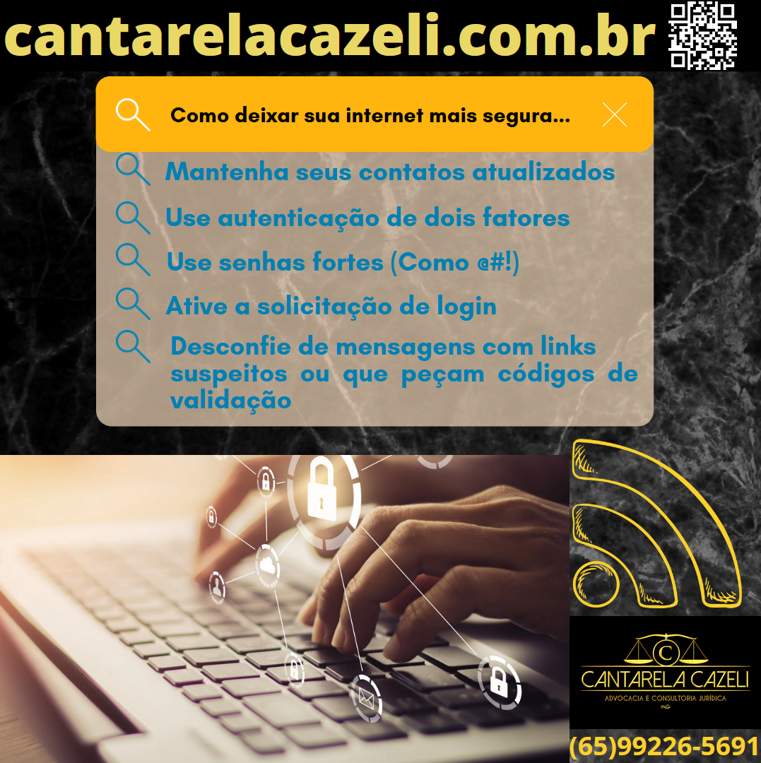 COMO DEIXAR SUAS REDES SOCIAIS MAIS SEGURAS