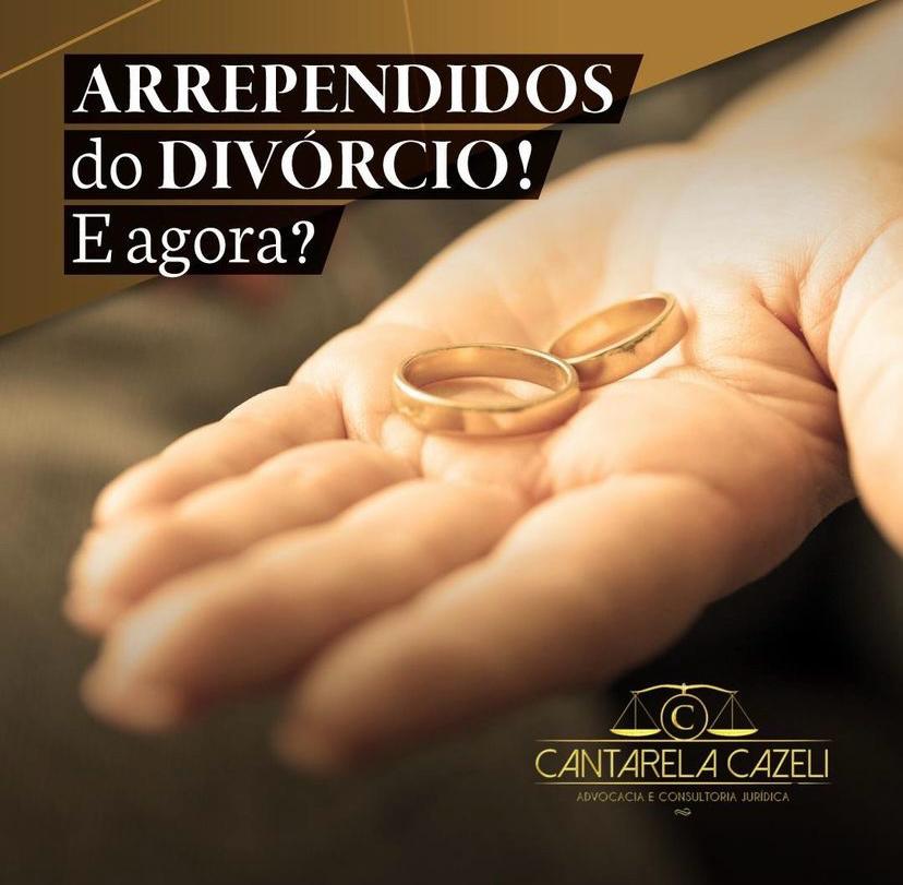 ARREPENDIDOS DO DIVÓRCIO! E AGORA?