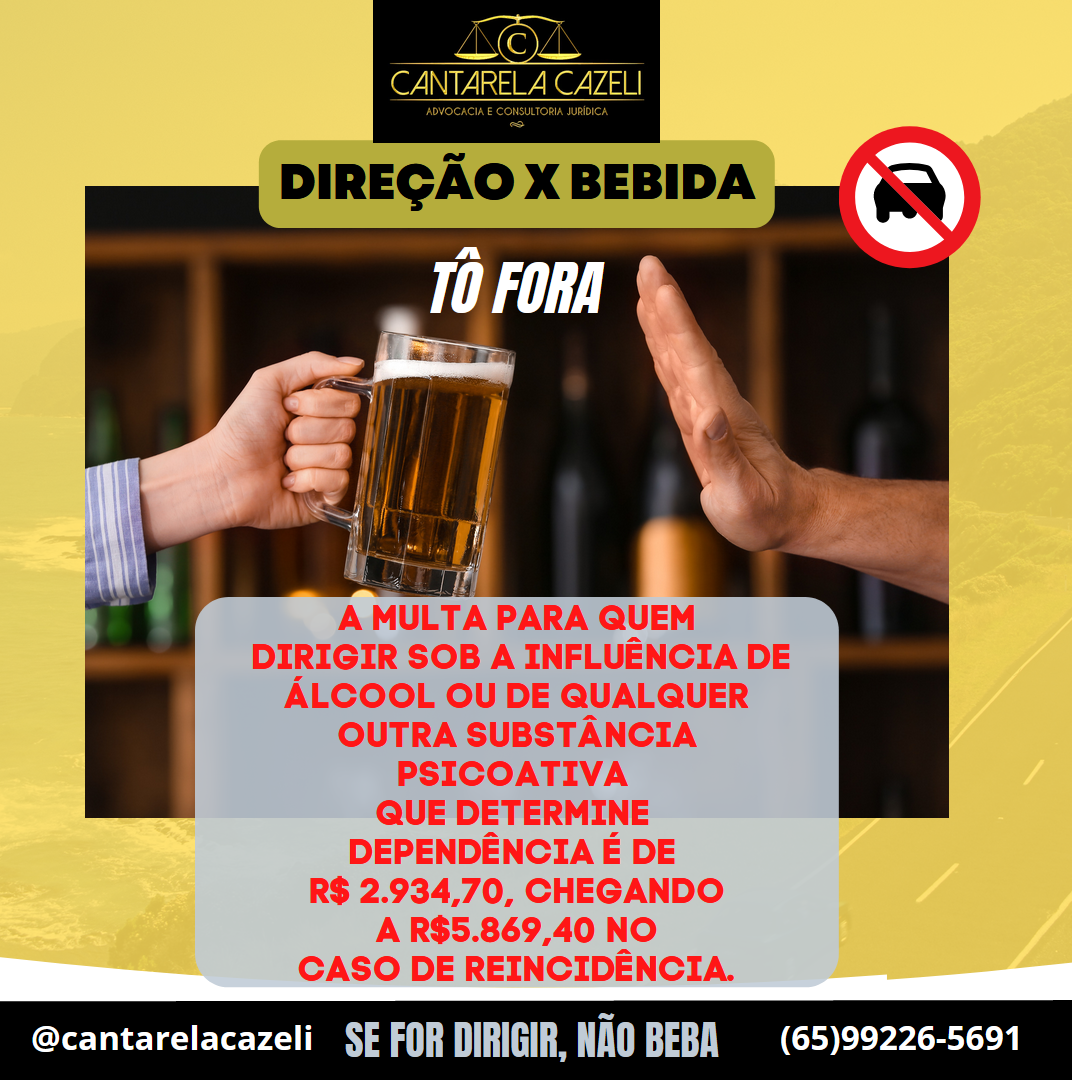 BEBIDA X DIREÇÃO